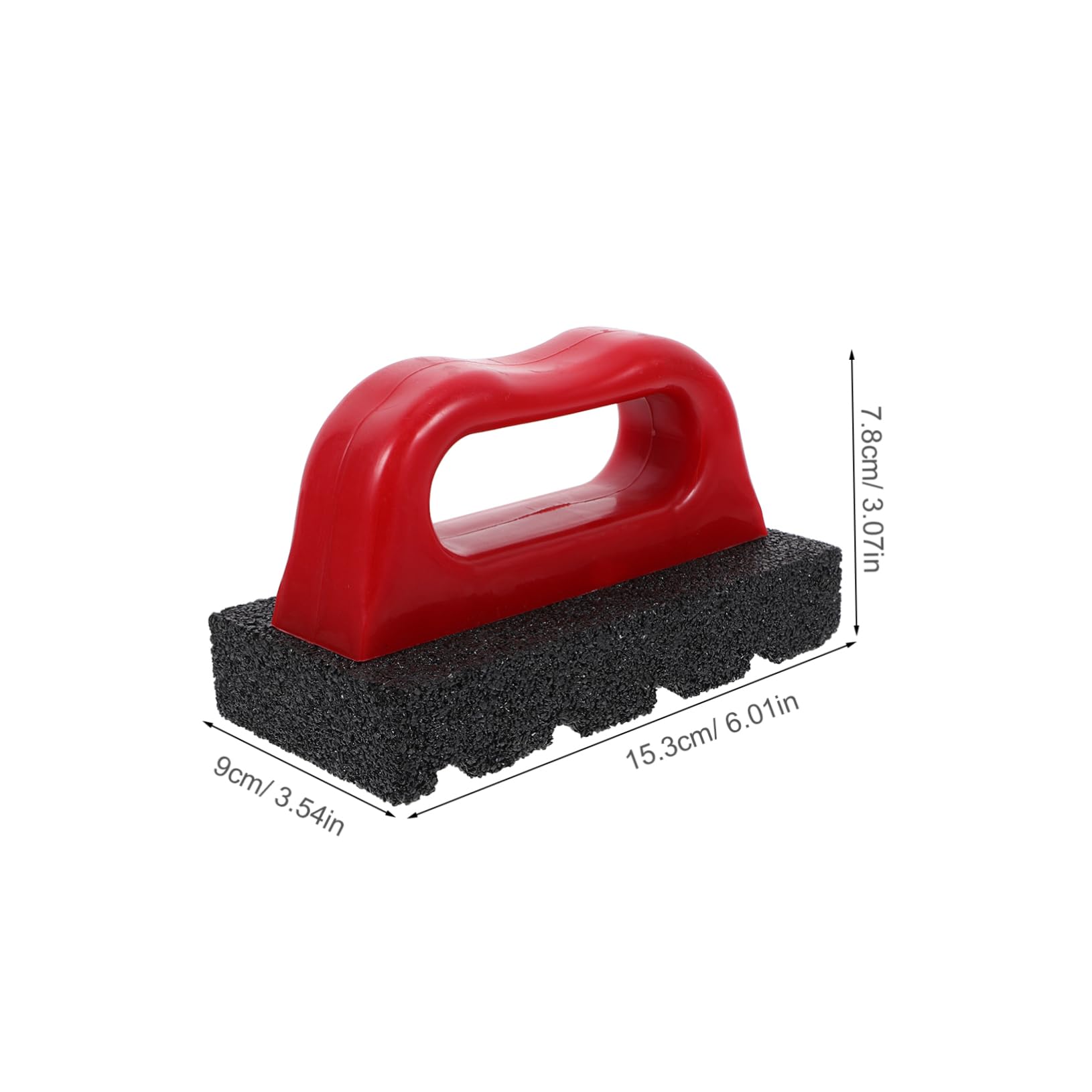 Hemobllo Outil De Nettoyage Béton Rub Brick Pour Élimination De Ciment Brosse De Finition Pour Outil De Maintenance Pour Briques Et Dalles