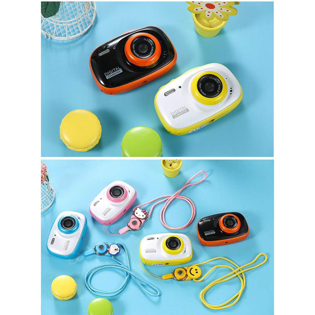 HUYA Videocamera Digitale Per Bambini Min. Piccola Videocamera Per Registrazione E Registrazione Video Ad Alta Risoluzione (Yellow)