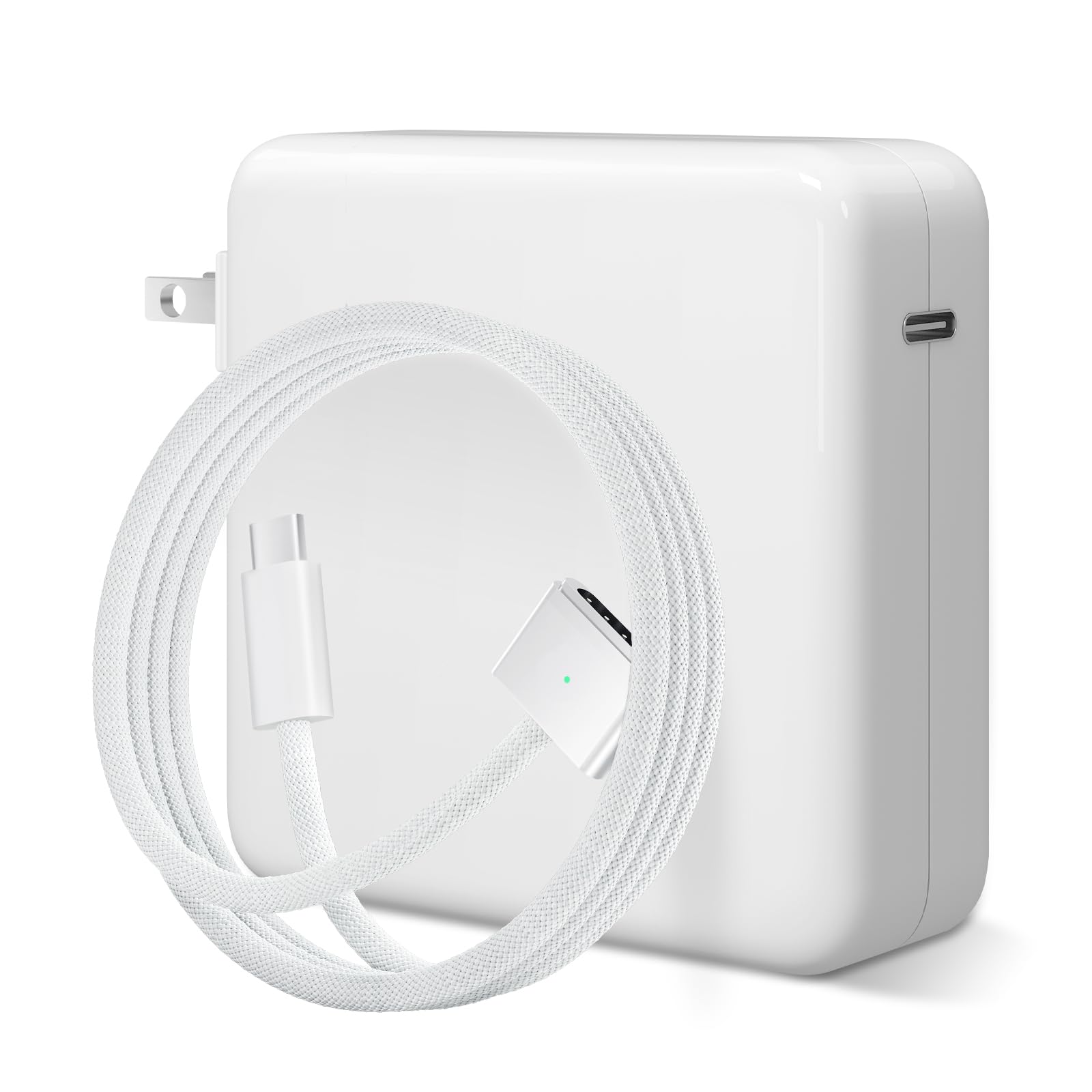 96W Charger for Mac Pro16 14 Inch Mac Book Air 15/13 Inch M4 M3 M2 M1 from 2024 2023 2022 2021 USB-C to Mag 3 Power Adapter Include 6.6ft 5A USB-C to Magnetic 3 Cable&USB-C to C Cable