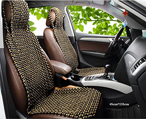 Dr.OX Natural Wood Beaded Seat Cover Massaging Cushion for Car Truck or Your Office Chair (US-10)