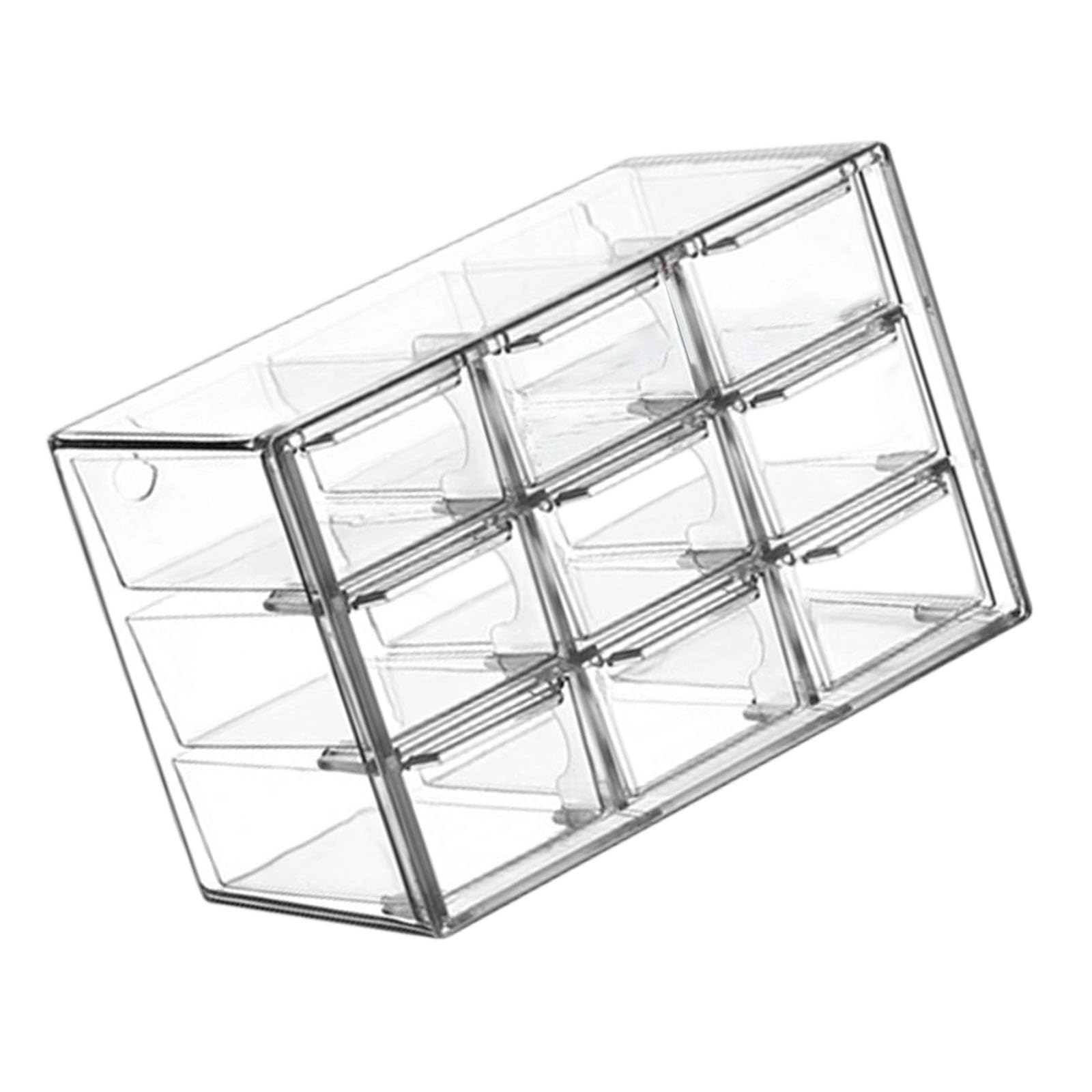 Shurhome Sturdy Stackable Drawer Organizers for Glasses Sunglasses on Desktop Crafted of Acrylic Materials Organizers