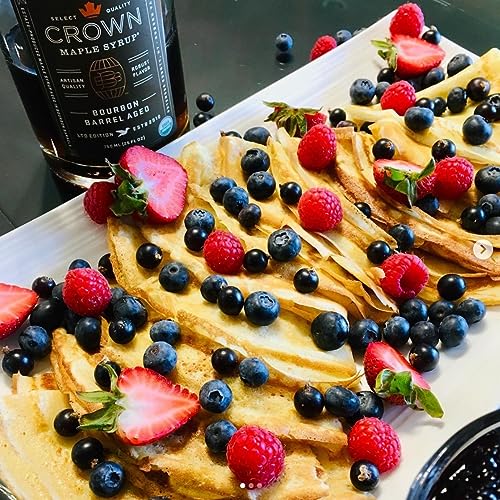 Crown Maple Bourbon Barrel Aged Organic Maple Syrup, 12.7 Fl Oz, Pancakes, Flavor Cocktails, Marinades and Sauces - Thumbnail 6
