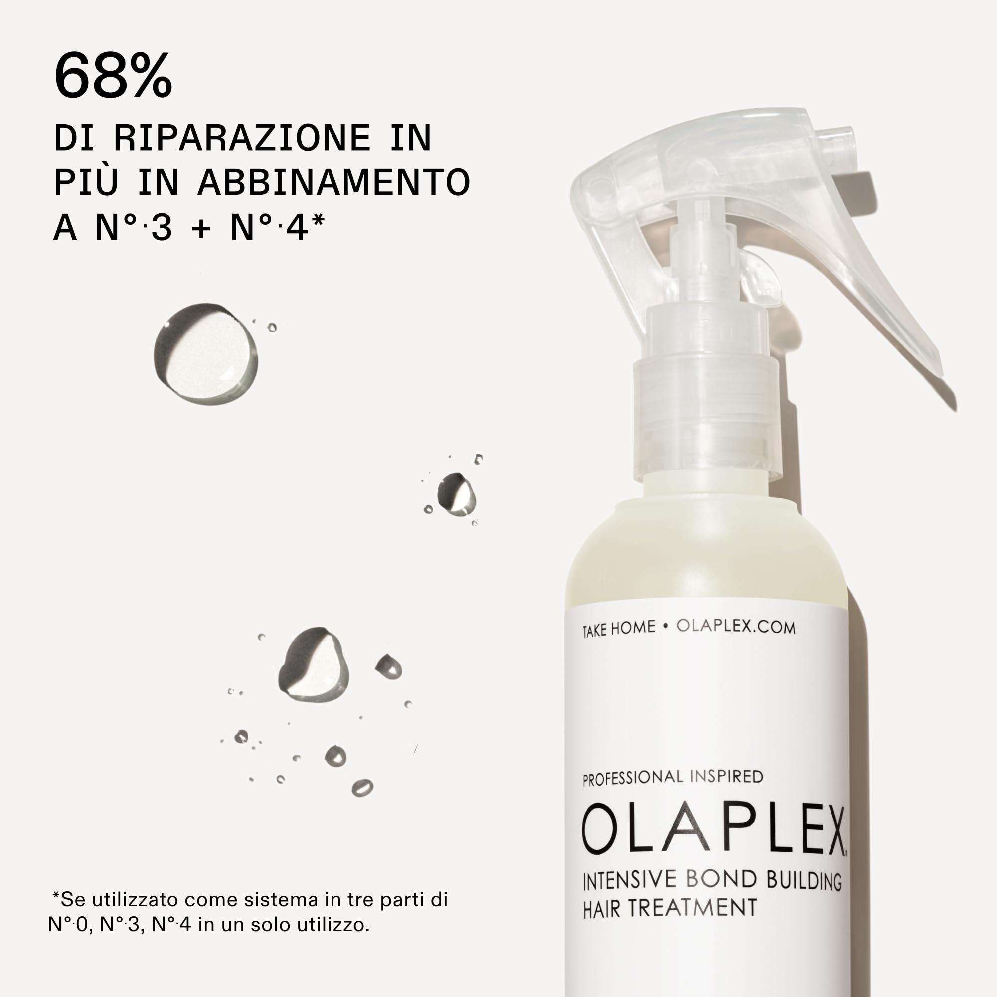 Olaplex No 0 Trattamento Intensivo Per La Creazione Di Legami, Ripara, Protegge E Rinforza Tutti I Tipi Di Capelli, 155ml