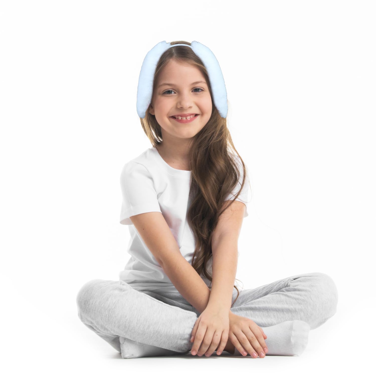 AOVNA Giant Plush White Bunny Ears Headband Plush Rabbit Ears Headband Cosplay Costume Fancy Dress Up for Girls Head Wear Props (Pink) - Image 4