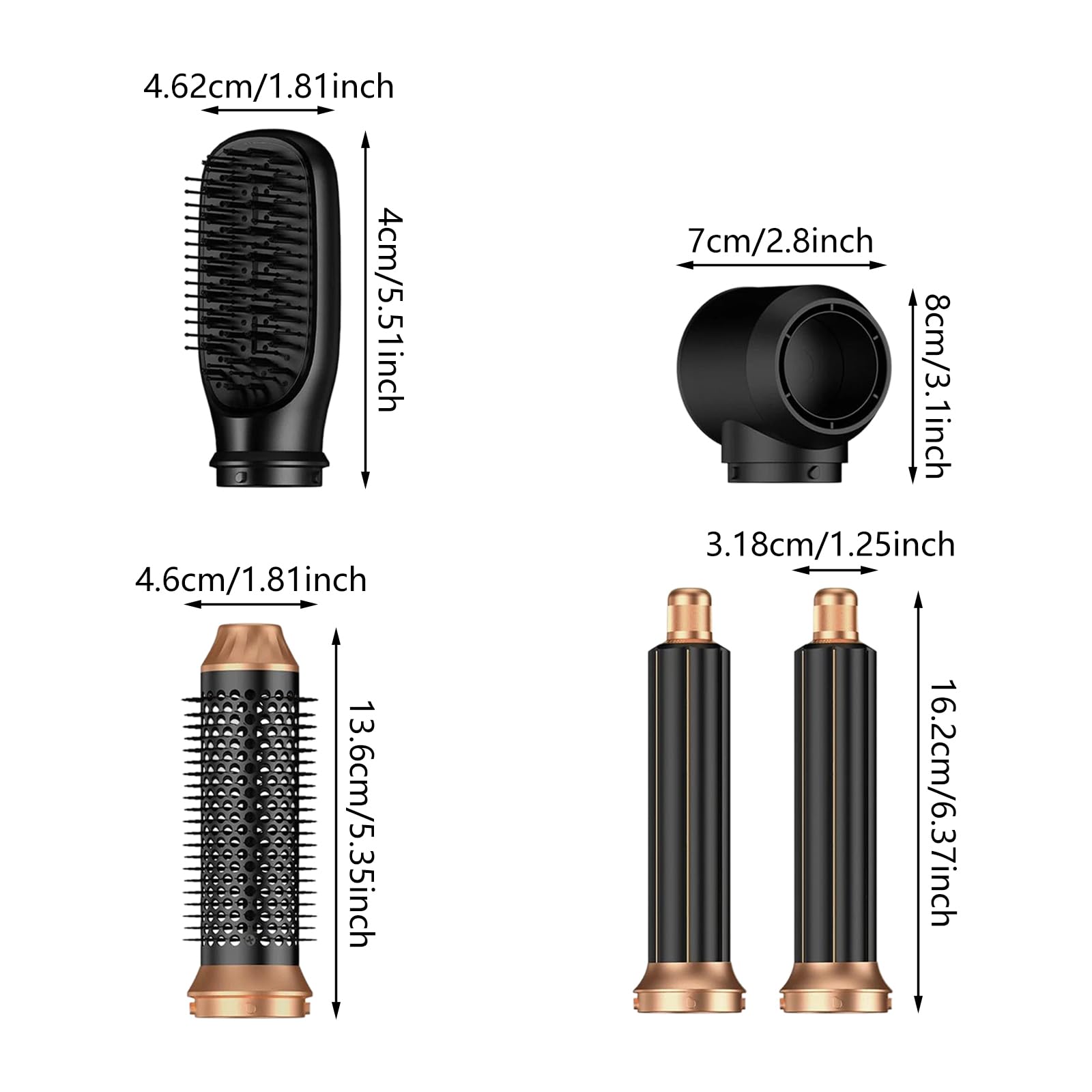 Föhn Fön Haartrockner Mit Diffusor Diffuser Haare 60000 U/min | Haartrockner mit Luftformungsdüse, automatischem Roller, Ionenfunktion, multifunktionaler elektrischer Haartrockner
