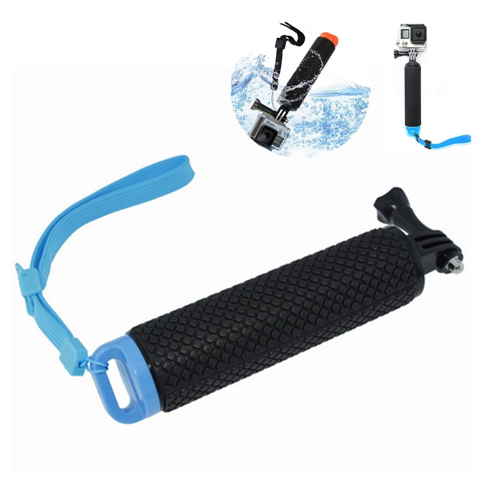 Floating Hand Grip Waterproof Handheld Underwater Sport Selfie Stick Monopod Handle Grip Accessories Kit Diving Tripod Mount for GoPro HD Hero 2 3 3+ 4 5 6 Xiaomi XiaoYi Action Camera