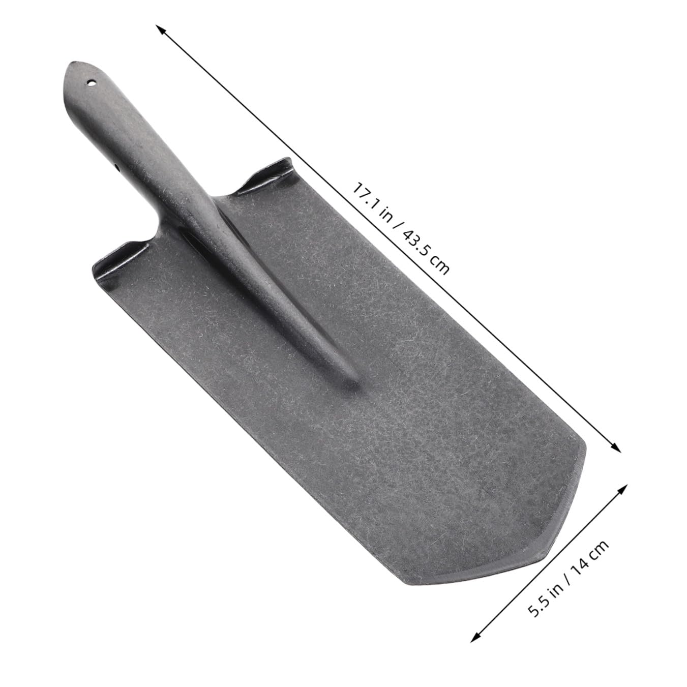 BESTonZON Pala de Jardinería de Acero Manganeso Grueso para Excavar y Desherbar, Herramienta Práctica para Huerto Mango Resistente Adecuado para Senderismo y Escalada