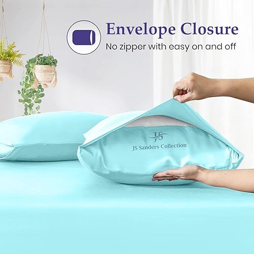 Miniatura 4 de CASA LINEN Juego de sábanas de 4 piezas 100% algodón egipcio de 1000 hilos, juego de sábanas de lujo de calidad hotelera, acabado italiano, sábanas