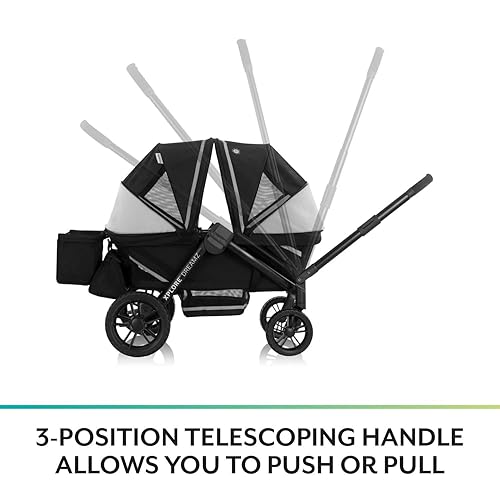 Miniatura 5 de Evenflo Pivot Xplore Dreamz - Cochecito todoterreno con inserto de moisés (color negro Jetsetter)