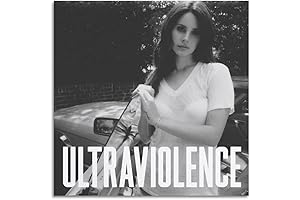 Lana Del Rey Ultraviolence Poster Canvas Prints Wall Art - A Haunting Visual Masterpiece