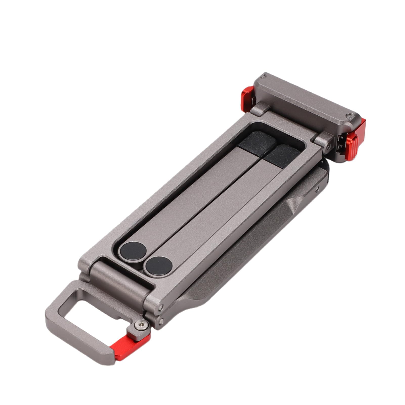 Karlak Treppiede Magnetico per Action Cam per Action 6 Nano, Design Pieghevole in Lega di Alluminio, Funzione di Sgancio Rapido Riprese Comode, 1 unità