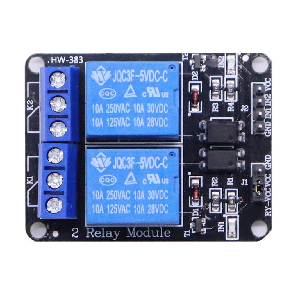 Buy Treedix 5V 2Channel Relay Module with Optocoupler Isolation Relay