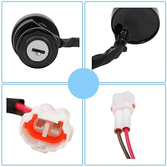 Silscvtt Ignition Key Switch Replacement for Yamaha Raptor 660R YFM660R 2001-2005 Replacement for Yamaha Raptor 660R YFM660R 2001-2005 Replacement for Raptor 700 YFM700R 2006-2008