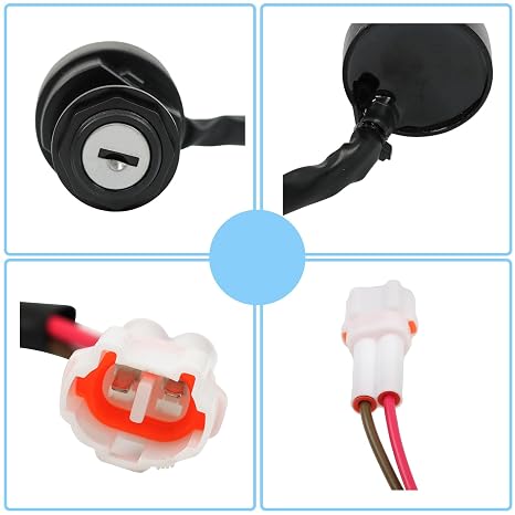 Silscvtt Ignition Key Switch Replacement for Yamaha Raptor 660R YFM660R 2001-2005 Replacement for Yamaha Raptor 660R YFM660R 2001-2005 Replacement for Raptor 700 YFM700R 2006-2008