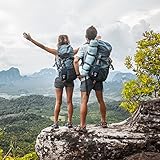 Outdoro Reisehandtuch mit Bambus Kohle Ultra-leicht & saugfähig - komfortabler als Mikrofaser-Handtücher - ideales Sport-Handtuch, Badetuch, Strand-Handtuch, Sauna Towel für Reise & Fitness
