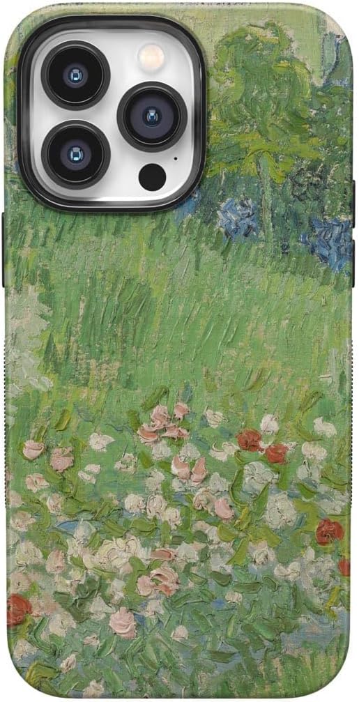 Casely iPhone 14 Pro Max Case | Van Gogh | Vincent's Admired Garden | Bold Protective Design | Compatible with MagSafe