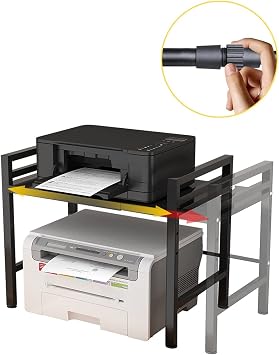 Printer Stand Printer Stand Printer Rack Printer Rack Printer Rack Office Desk Rack 3 Tier Multifunctional Simple Home and Office Storage Group Home Office Printing Stand