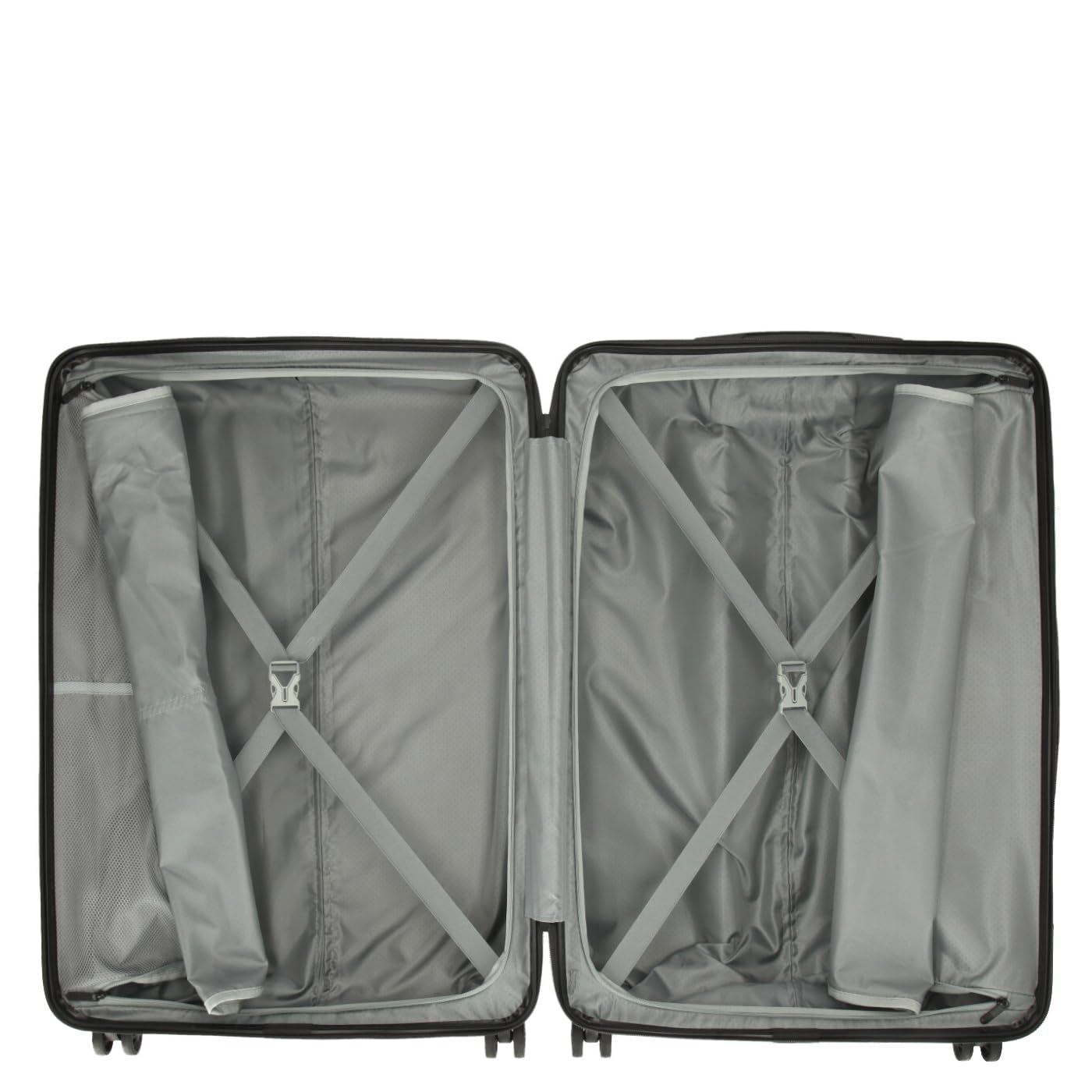 Reisetrolley STONEWOOD 4W | Koffer mit Vier Rollen | stabile ABS Hartschale und TSA Zahlenschloss | Trolley mit Reißverschluss | mit modernem Foto Motiv (Ballon, L - großer Koffer)