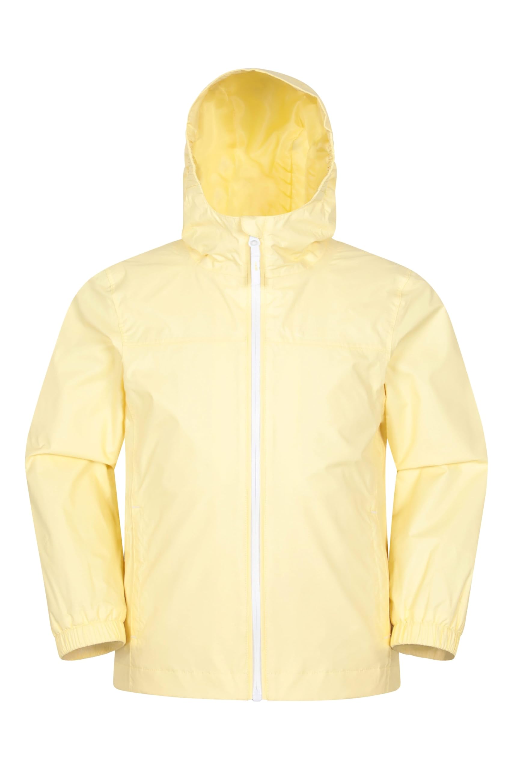 Mountain Warehouse Torrent Kids Waterproof Rain Jacket - Taped Seams Raincoat, Lightweight, Breathable, Girls & Boys Rainwear -For Autumn, Winter, Wet Weather Yellow Teen Size 13 Years