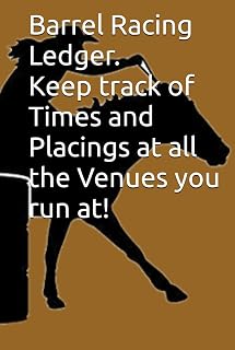 Barrel Racing Ledger. Keep track of Times and Placings at all the Venues you run at!