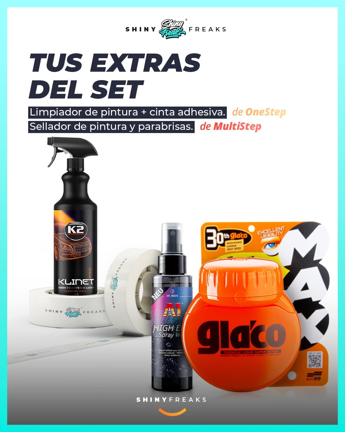 Kit Pulidora Excéntrica Chemicalworkz DA9 + Juego Sonax 8