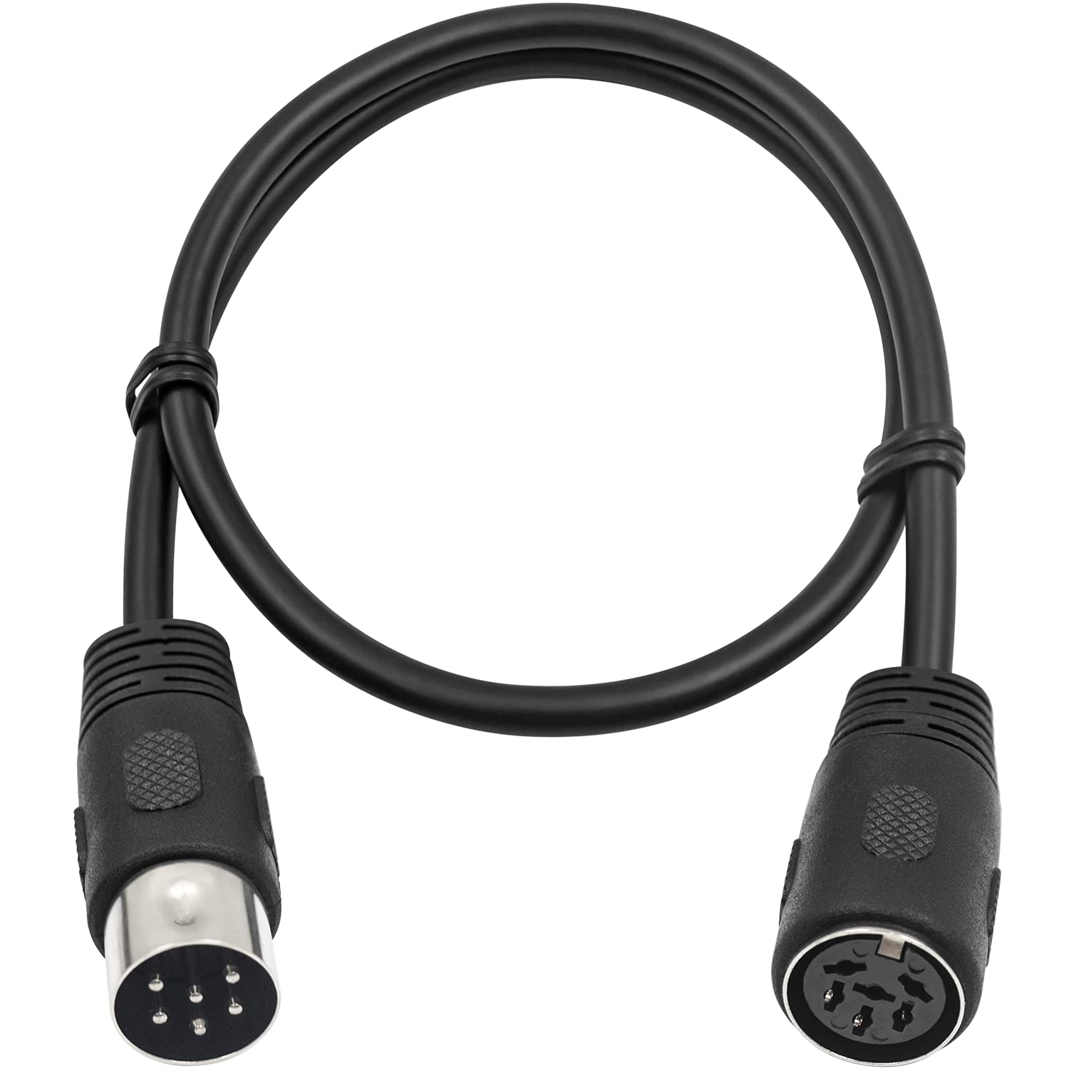 Buy Poyiccot DIN 6 PIN Extension Cable, 1.6feet 6 PIN DIN Male to