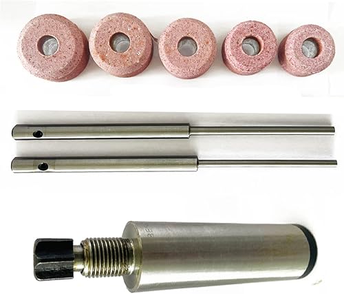Miniatura 2 de Amoladora de asiento de válvula Sioux soporte de piedra con 2 piezas Sioux de molienda pilotos con 5 piedras (combo especial de rosca de 11/16