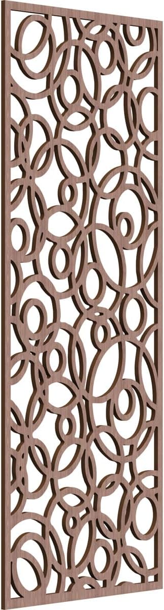 13 3/8"W x 34 3/8"H x 1/4"T Latrobe Decorative Fretwork Wood Wall Panels, Alder