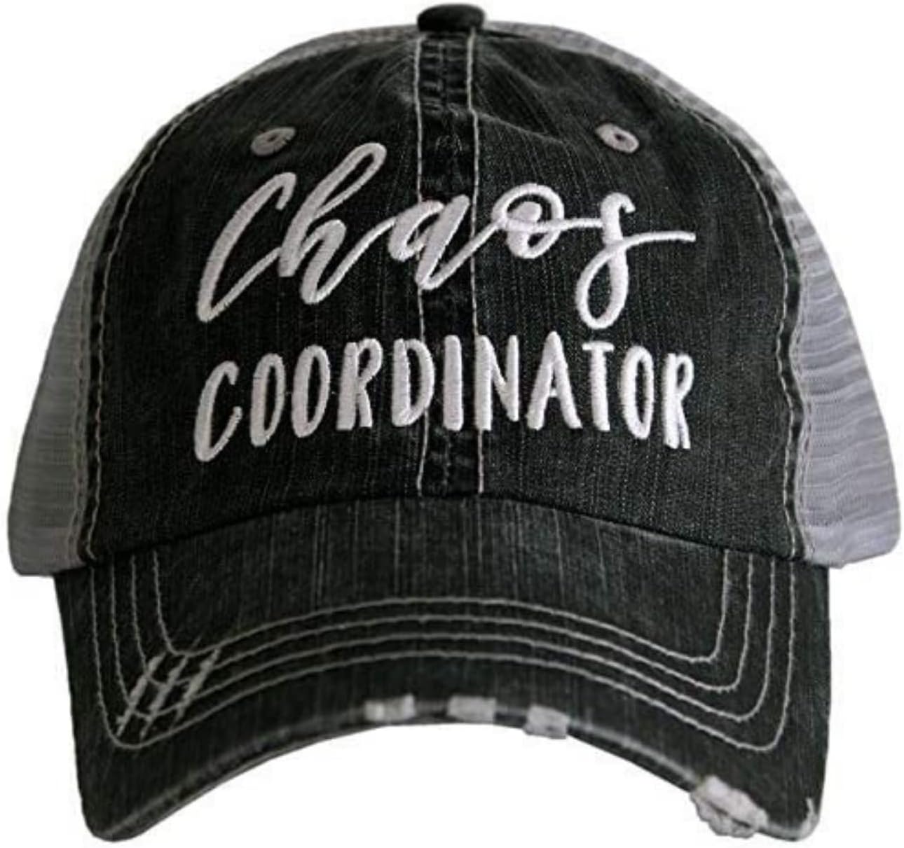 KATYDID Chaos Coordinator Womens Hat - Two Toned Vintage Hat - Stylish 5 Panel Hat for Women - Trendy Vintage Baseball Cap