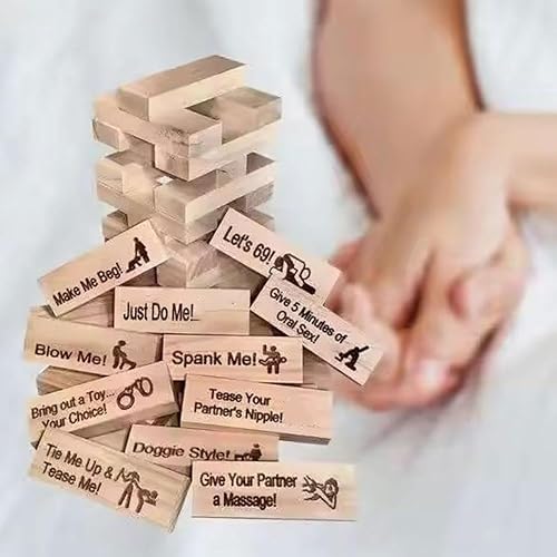 Miniatura 3 de Juego De Torre para Adultos En Español, Juego Basta En Español, Basta Juego De Mesa Español, Juego De Parejas En Español, Juego De Bloques