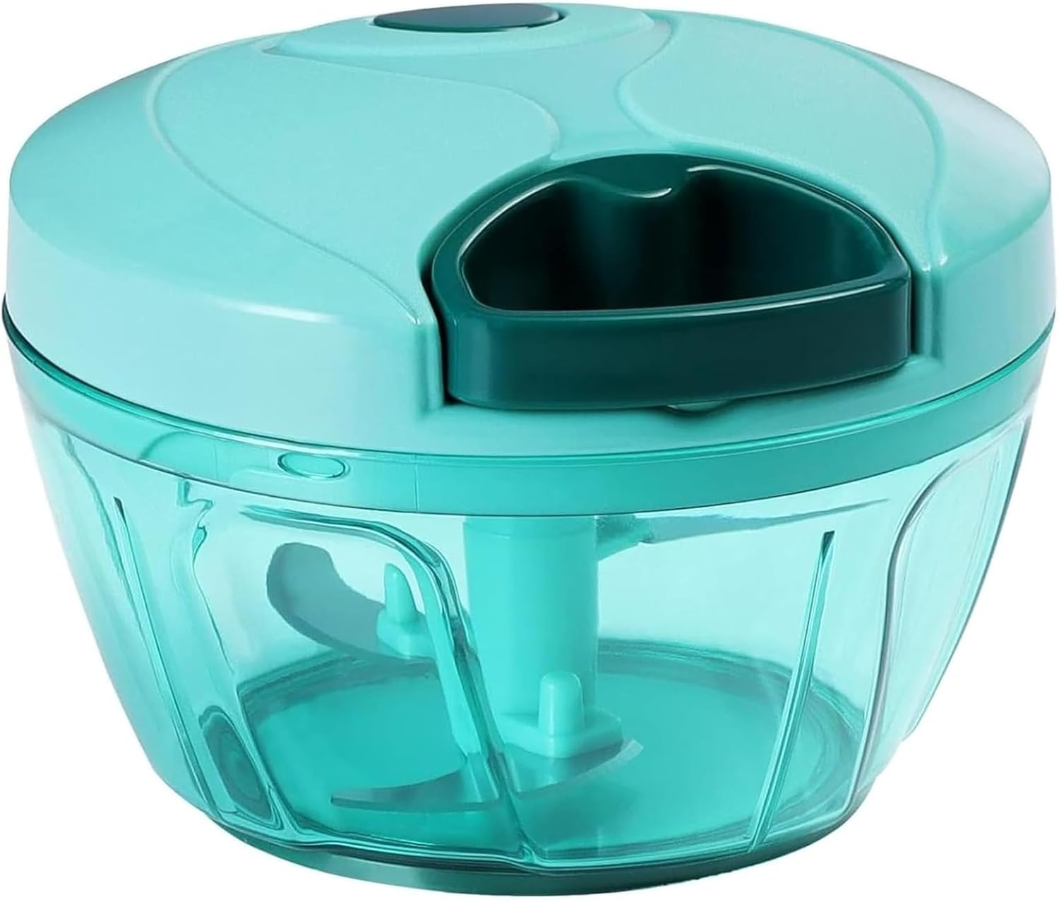 Plastic Manual Vegetable Chopper for Kitchen (Multi Colour) (450 ml)
