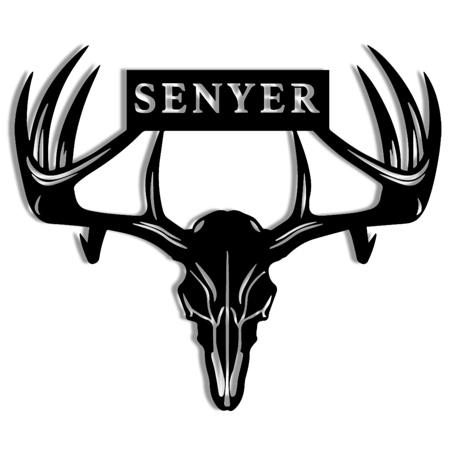 Personalized Deer head wall decor,Deer Head Metal Wall Art