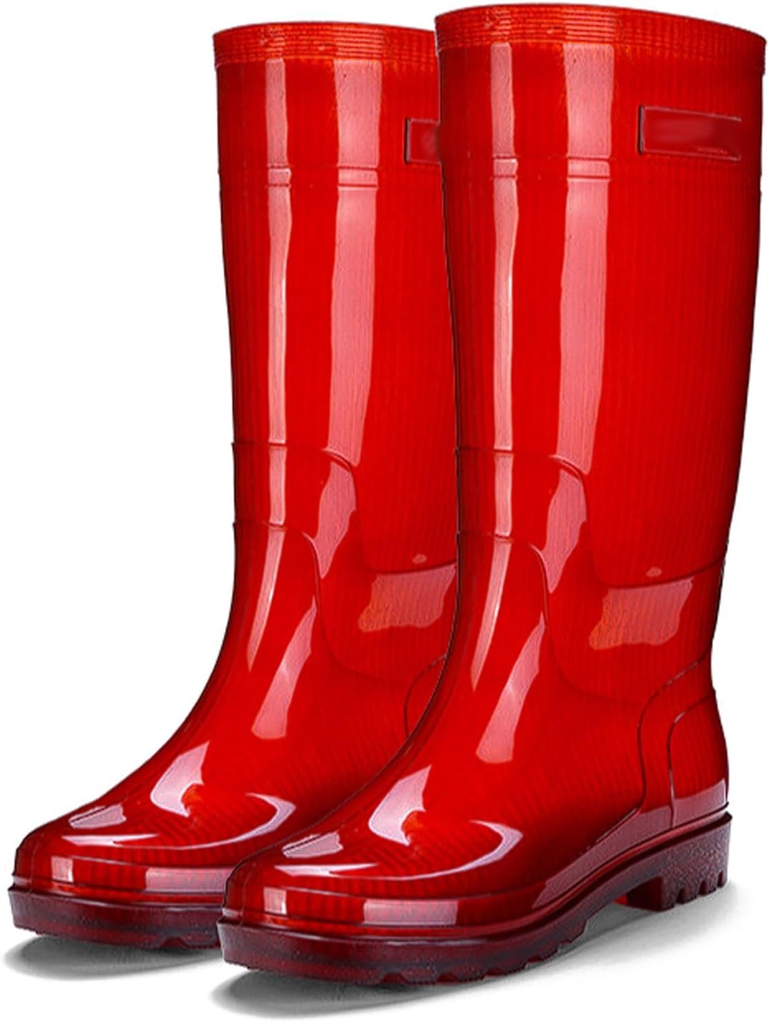 High-Top Waterproof Rain Boots, Quick-Dry Non-Slip Work Boots with Thickened Sole for Outdoor, Gardening, and Heavy Duty Water shoes