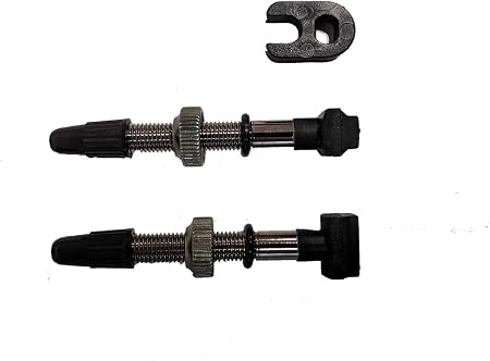 Datums Kit valvole Presta tubeless 45 mm, 2 pz. Base rettangolare :  Amazon.it: Sport e tempo libero