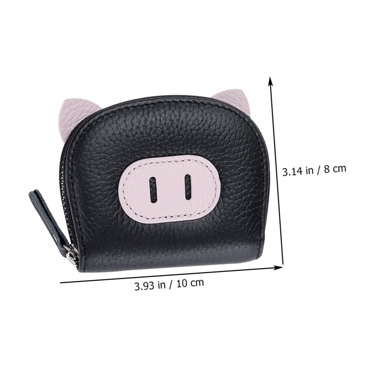 Porta titolari di carte chiaro carta portacarte da donna addebito pop portamonete portatile portafoglio con slot multi-scheda portafoglio per le donne pu Black