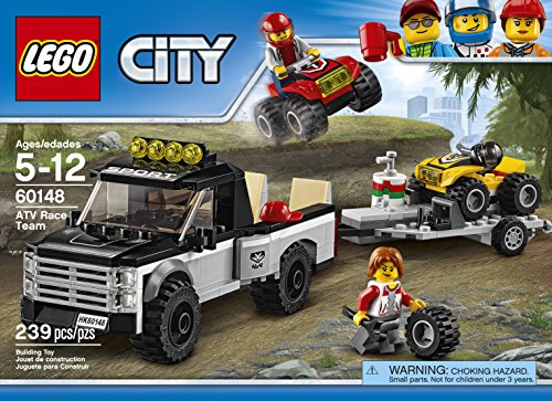 Lego City Atv Race Team 60148 Building Kit With Toy Truck And Race Car Toys (239 Pieces) (Discontinued By Manufacturer) #TOP1
