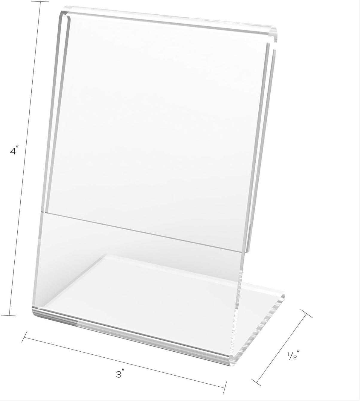 Deflect-O Mini Tabletop Sign Holder (DEF20006) : Office Products