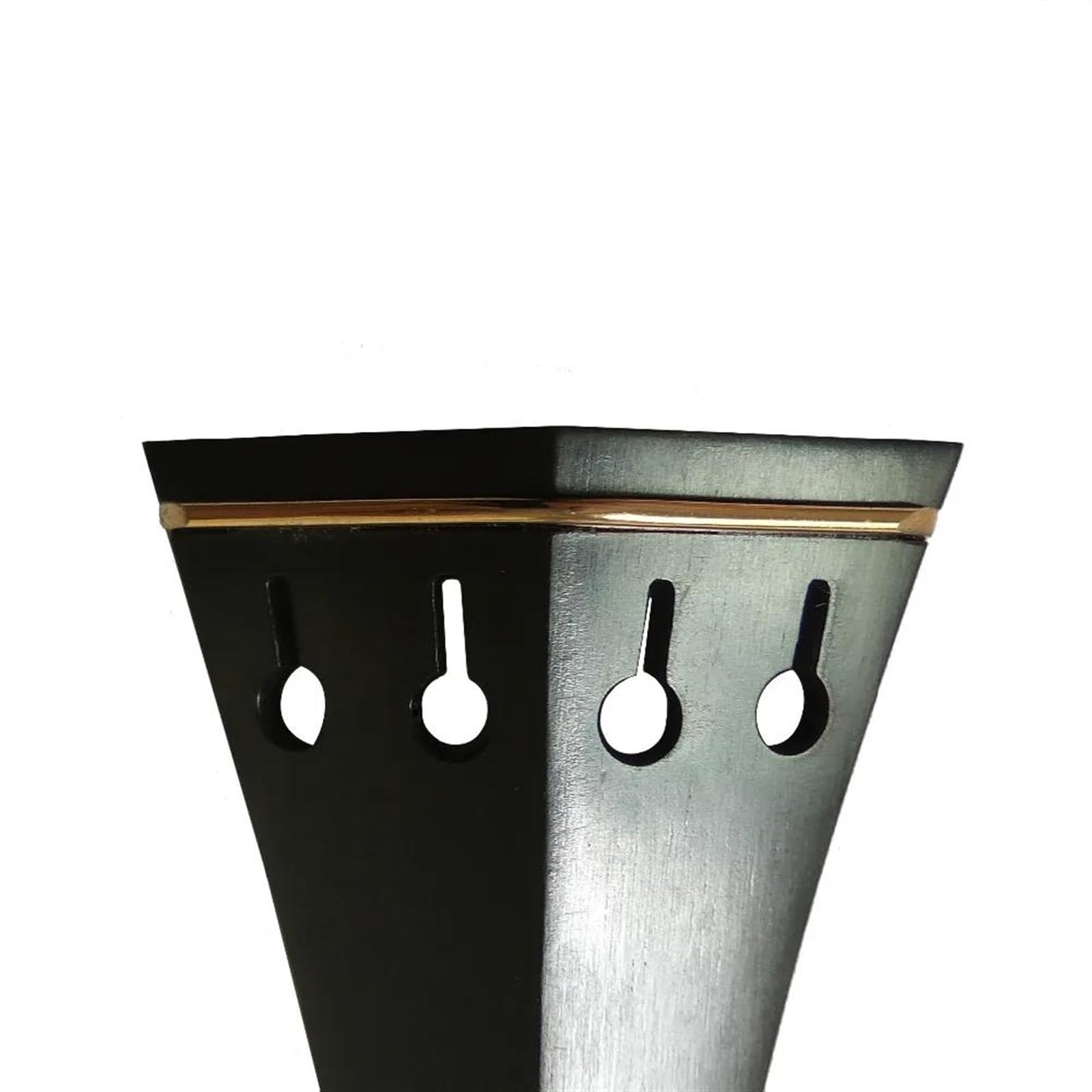 Accesorios Para Violín Cordal De Violín 4/4 Estilo Puntiagudo De Madera De Ébano Con Línea De Trastes Dorada
