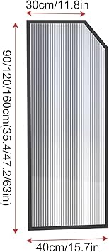 Toilet partition baffle, Changhong glass urinal partition, with stainless steel bracket, wall-mounted, space-saving, 160cm high, suitable for any decoration style or place (1 piece)(Black,120cm/47.2in