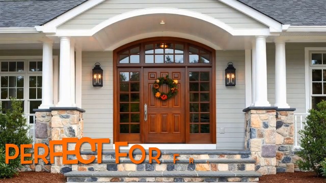 Image of 15 inch Black Outdoor Wall Lantern 2-Light, Outside Wall Sconce Light | Industrial Porch Light Wall Mount with E12 Sockets, Waterproof Modern Exterior Lamp Lighting, Black (No Sensor)