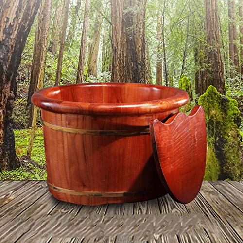Masajeador Spa de Pies de Madera de Alcanfor Katzowen miniatura 5