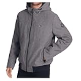 Men's Soft-Shell Bomber Jacket, Variety (Gray, M)
