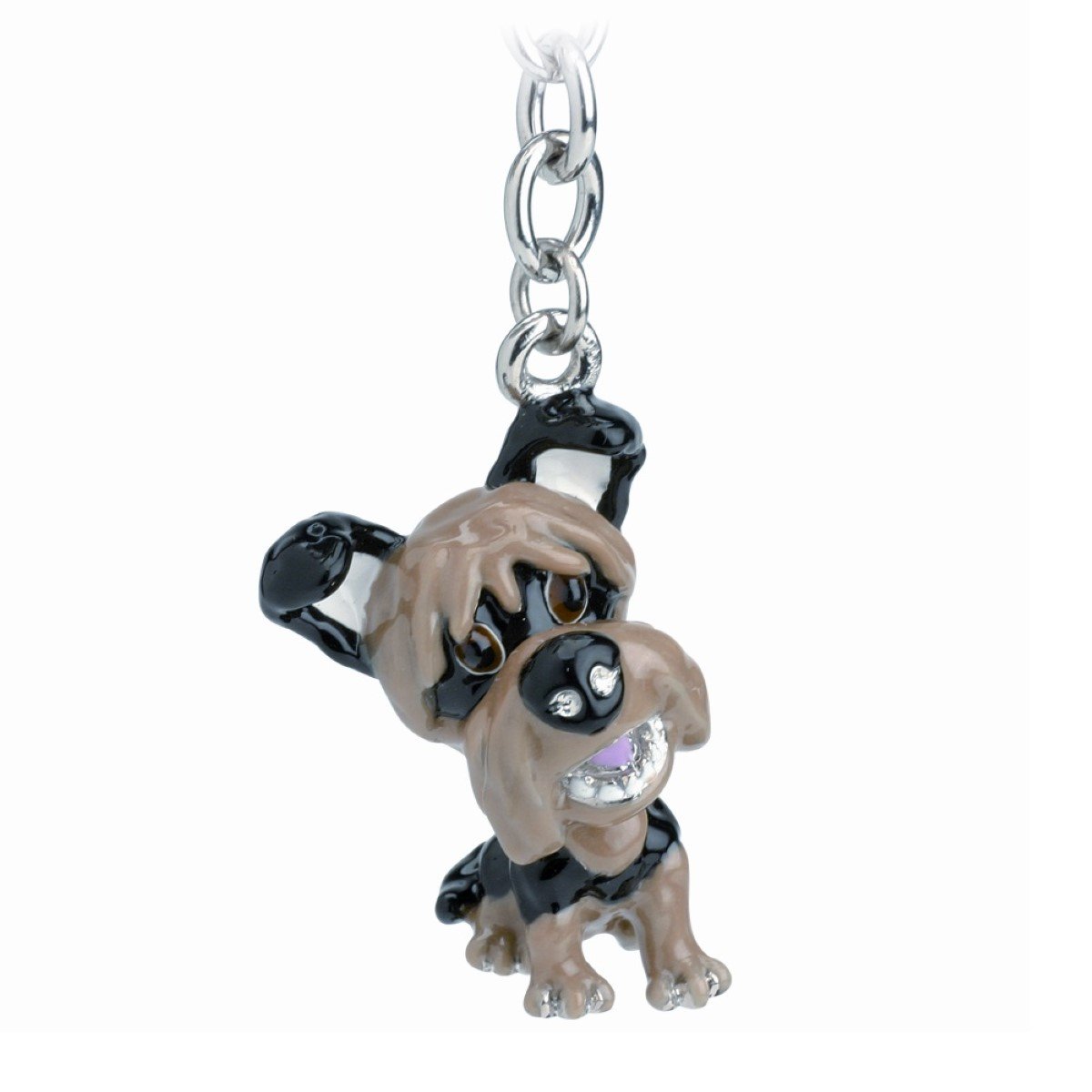 Arora Multicolour Little Paws Key Ring Yorkie, One Size