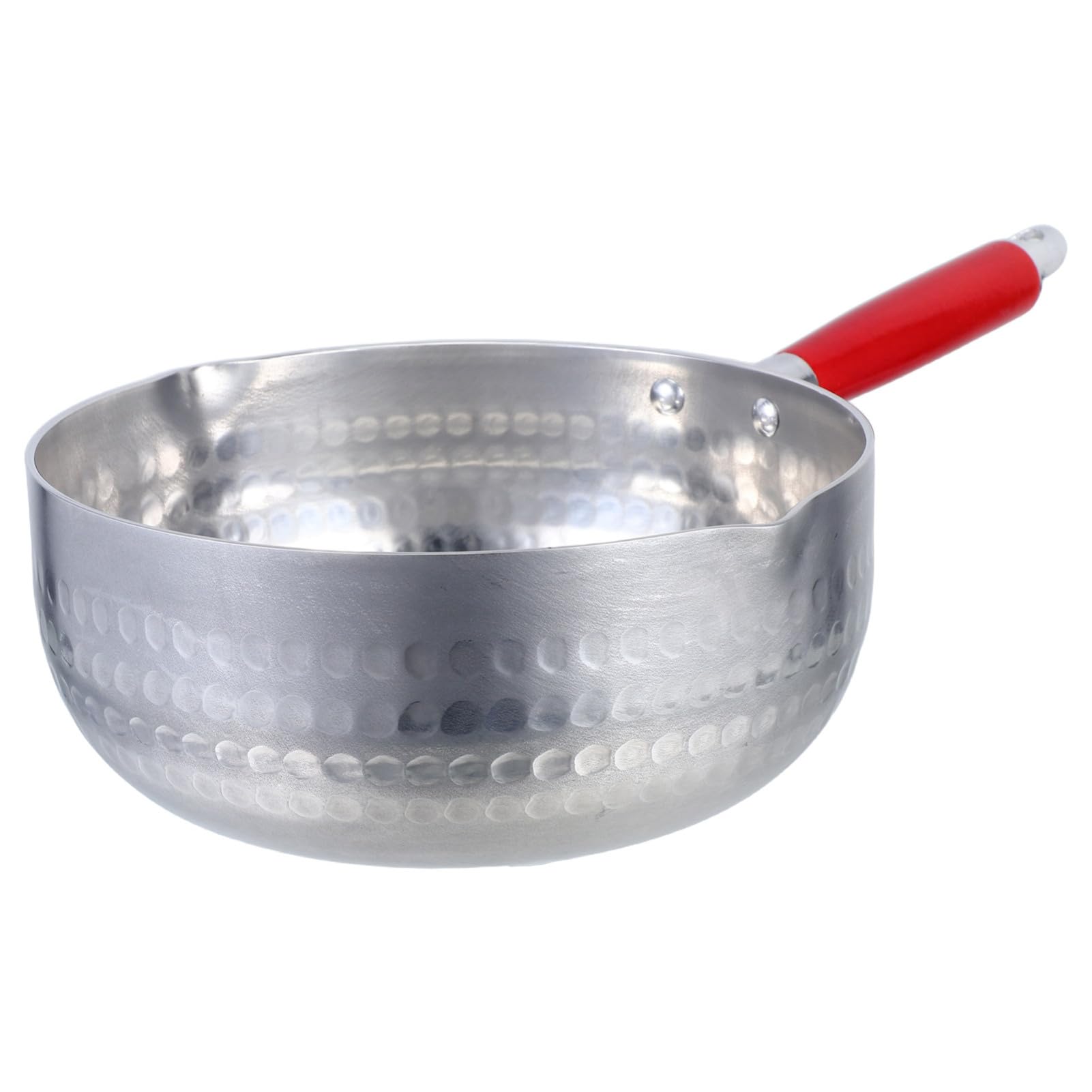 Ciieeo Japanese with Wooden Handle Dual Spouts Butter Warmer for Cooking Milk Soups and Melting Chocolate Versatile Kitchen Cooking Essential Efficient Heat