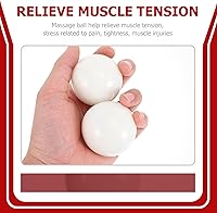 Vista 3 de Healifty Pelota de masaje rodillo, paquete de 4 bolas de Baoding, bolas chinas de 2 pulgadas para terapia de manos, bolas de medicina china