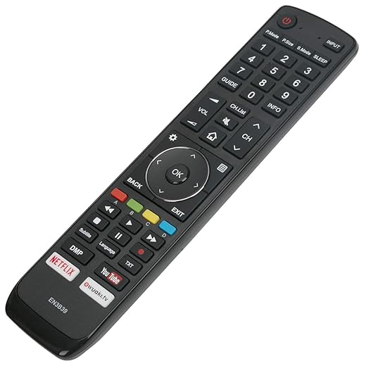 VINABTY Remote Control for Hisense ULED HDR 4K Smart TVs