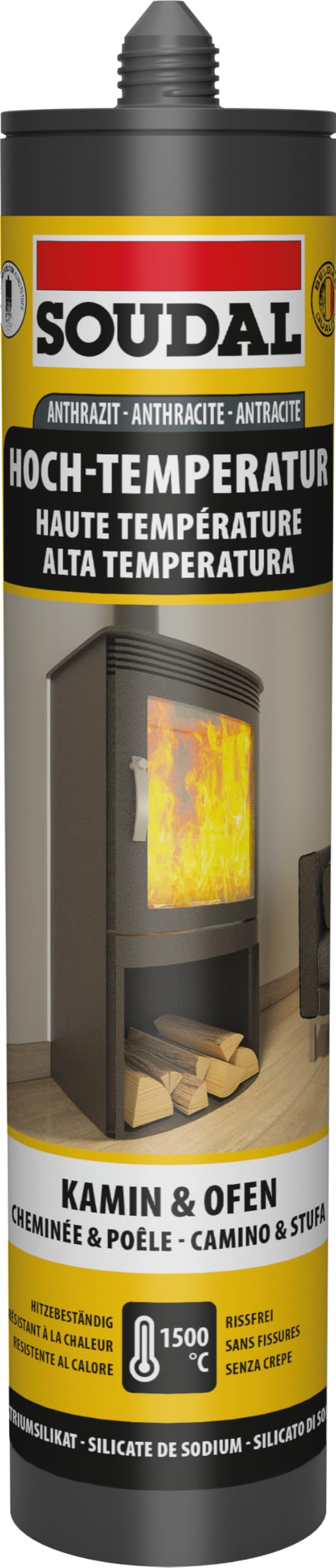 Soudal Kamin & Ofen Dichtstoff hitzebeständig bis 1500°C