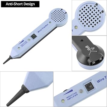 QWORK Tone Generator and Probe Kit with 200EP Amplifier - Accurate Cable Tracking and Line Maintenance Tool