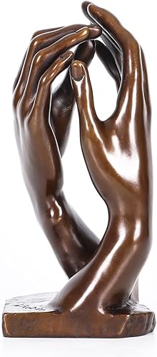 Miniatura 1 de Bronce La Catedral Manos Estatua por Rodin Réplica Famosa Escultura 8.5" H