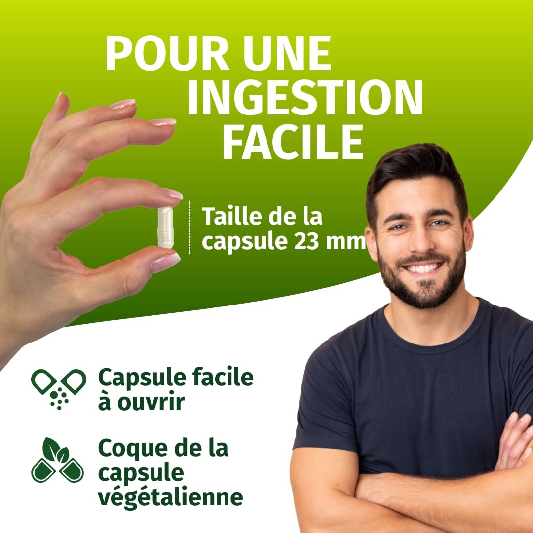 Green Naturals L-Glutathion réduit 1 400 mg par jour – 120 gélules | Issu de fermentation · Vegan · Sans additifs · Cure de 60 jours